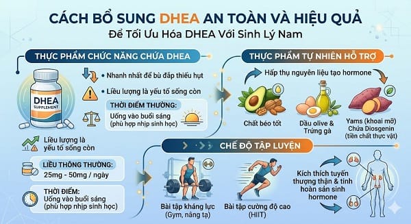 DHEA là gì với sinh lý nam