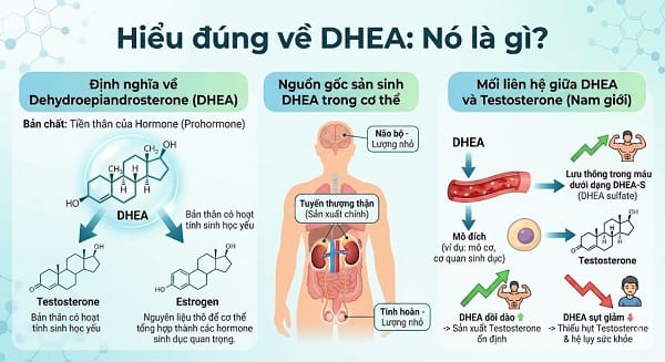 DHEA là gì với sinh lý nam