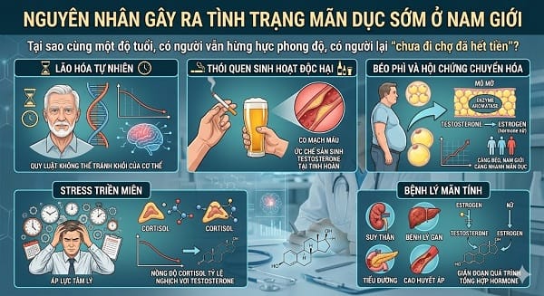 Dấu hiệu mãn dục nam