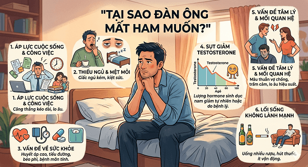 Tại Sao Đàn Ông Mất Ham Muốn