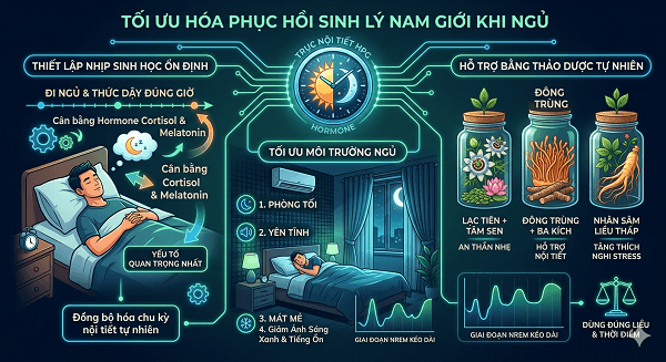 cơ chế phục hồi sinh lý nam khi ngủ