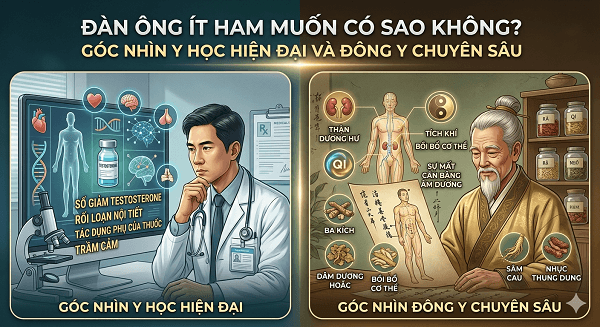 Đàn ông ít ham muốn có sao không?