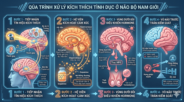 Não đàn ông xử lý kích thích tình dục thế nào?