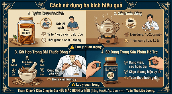 Ba kích có tốt cho sinh lý nam không?